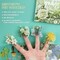 170 Pcs Spring Scrapbook Sticker & Paper Kit - 145 Waterproof PET Flower Decals & 25 Sheets Scenic Material Paper - Pre-Cut Floral Supplies for Bullet Journals, Collage, and DIY Crafts